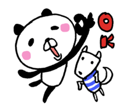 The panda which gives all energy 5 sticker #11104952