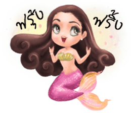Mini mermaid by PARTIDA sticker #11105291