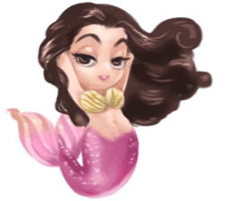 Mini mermaid by PARTIDA sticker #11105300