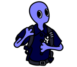 LAZY ALIENS - DOPE sticker #11106242