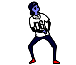 LAZY ALIENS - DOPE sticker #11106279