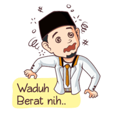 Kang Adil the Wise Moslem sticker #11106389