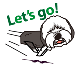 iinu - Old English Sheepdog sticker #11106401