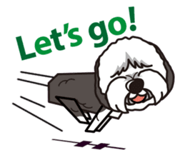 iinu - Old English Sheepdog sticker #11106401