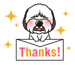 iinu - Old English Sheepdog sticker #11106402