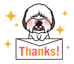 iinu - Old English Sheepdog sticker #11106402