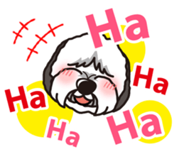 iinu - Old English Sheepdog sticker #11106406