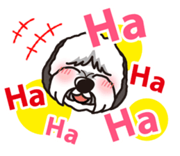 iinu - Old English Sheepdog sticker #11106406