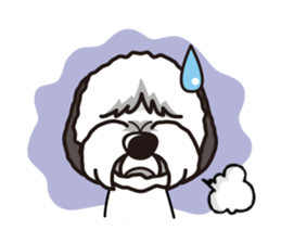 iinu - Old English Sheepdog sticker #11106413