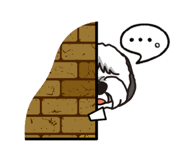 iinu - Old English Sheepdog sticker #11106414