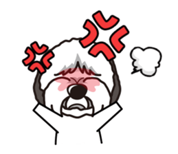 iinu - Old English Sheepdog sticker #11106416