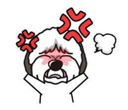 iinu - Old English Sheepdog sticker #11106416