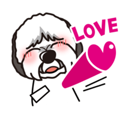 iinu - Old English Sheepdog sticker #11106417