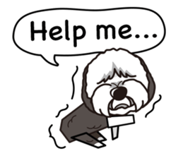 iinu - Old English Sheepdog sticker #11106418