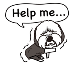 iinu - Old English Sheepdog sticker #11106418