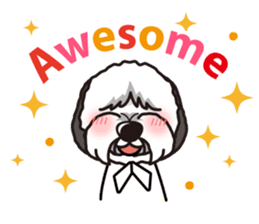 iinu - Old English Sheepdog sticker #11106425