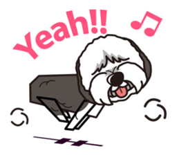 iinu - Old English Sheepdog sticker #11106426