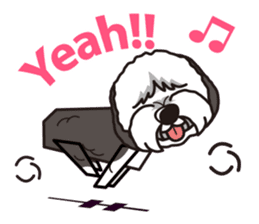 iinu - Old English Sheepdog sticker #11106426