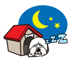 iinu - Old English Sheepdog sticker #11106428