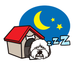 iinu - Old English Sheepdog sticker #11106428
