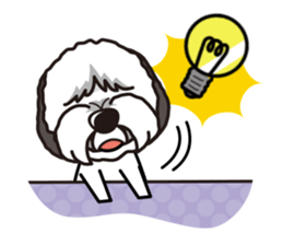 iinu - Old English Sheepdog sticker #11106429