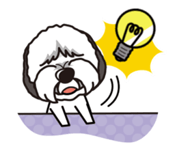 iinu - Old English Sheepdog sticker #11106429