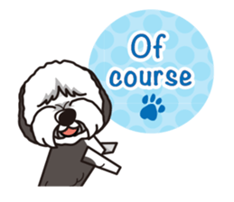 iinu - Old English Sheepdog sticker #11106431