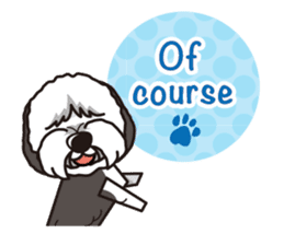 iinu - Old English Sheepdog sticker #11106431