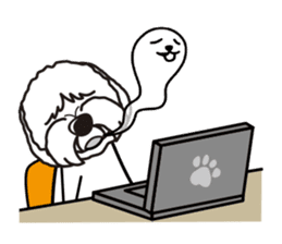 iinu - Old English Sheepdog sticker #11106433