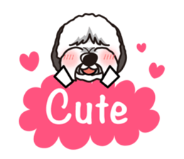iinu - Old English Sheepdog sticker #11106434