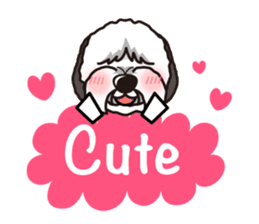 iinu - Old English Sheepdog sticker #11106434