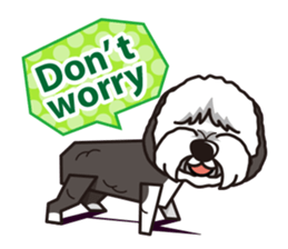 iinu - Old English Sheepdog sticker #11106438