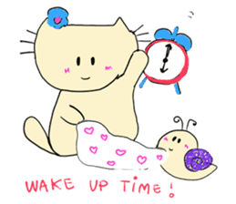 Dinkyneko & Friends #5 _6 AM to 11 PM sticker #11106441