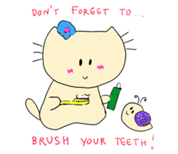 Dinkyneko & Friends #5 _6 AM to 11 PM sticker #11106444