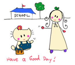 Dinkyneko & Friends #5 _6 AM to 11 PM sticker #11106450