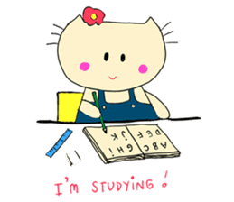 Dinkyneko & Friends #5 _6 AM to 11 PM sticker #11106452