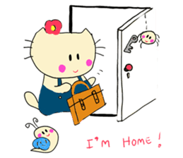 Dinkyneko & Friends #5 _6 AM to 11 PM sticker #11106460