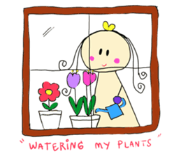 Dinkyneko & Friends #5 _6 AM to 11 PM sticker #11106466