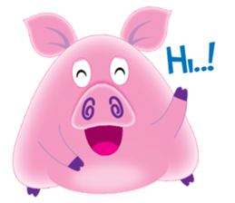 Another Fat and Cute Piku-Pig sticker #11106560