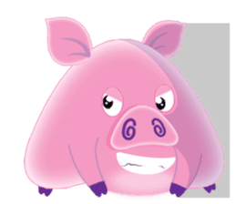 Another Fat and Cute Piku-Pig sticker #11106562