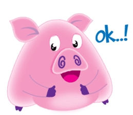 Another Fat and Cute Piku-Pig sticker #11106565