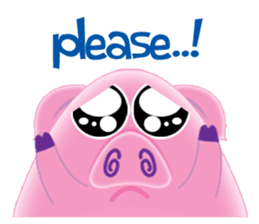 Another Fat and Cute Piku-Pig sticker #11106572
