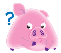 Another Fat and Cute Piku-Pig sticker #11106587