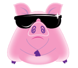 Another Fat and Cute Piku-Pig sticker #11106588