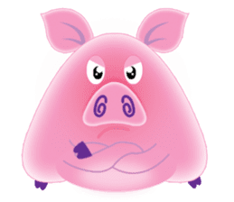 Another Fat and Cute Piku-Pig sticker #11106593