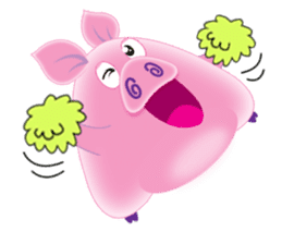 Another Fat and Cute Piku-Pig sticker #11106594