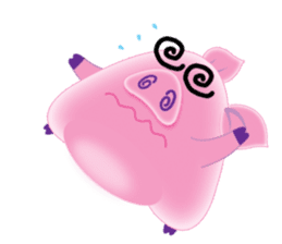 Another Fat and Cute Piku-Pig sticker #11106598