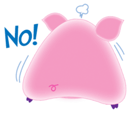 Another Fat and Cute Piku-Pig sticker #11106599