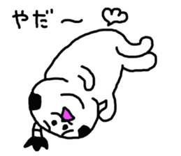 Topknot Cat2 sticker #11106805