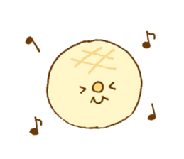 Sticker of cute bread 2 sticker #11107062